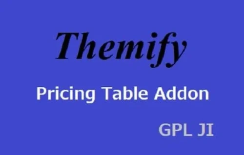 Themify Builder Pricing Table GPL